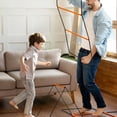thumbnail image 4 of Escalera de entrenamiento Escalera de agilidad deportiva plegable Configuración instantánea para niños y adultos, 4 of 9