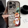thumbnail image 3 of Funda de silicona con patrón navideño para iPhone, carcasa suave de TPU a prueba de golpes para teléfono iPhone 16, 15, 14, 13, 12, 11 Pro Max Plus, X, XS, XR, 8, 7, 3 of 5