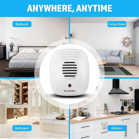 BELL + HOWELL ULTRASONIC PEST REPELLER 4PCS ULTRASONIC PEST REPELLENT