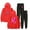 Red, variant on AJ Lee Love Bites Spider Web Men/Women Fall Suit Hoodies Sportswear Hooded Ankle Banded Pant Two Piece Set