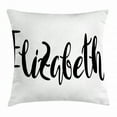 thumbnail image 1 of Ambesonne 24" x 24" Black Polyester Decorative Pillow Cover, 1 of 2