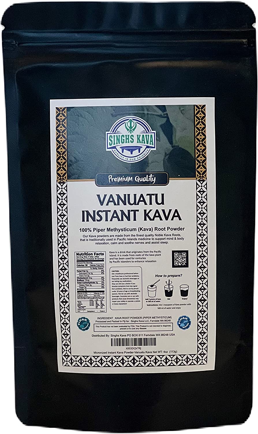 Micronized Instant Kava Powder Vanuatu 4oz