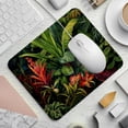 thumbnail image 2 of Tropical Plants Square Desk Mat Gaming Mouse Pad, 8.3x9.8 Inch Non-Slip Rubber Bottom Printed Design - Suitable for Office and Gaming, 2 of 6