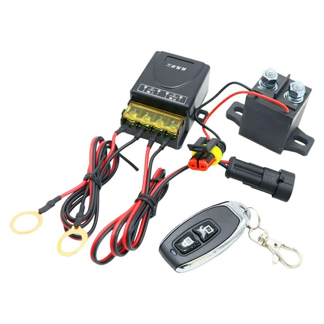 150A Starter Relay , Car Start Motor power Switch Convenient Wiring Start Module Parts Professional Direct Replaces Supplies Metal 12V