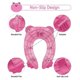 thumbnail image 2 of Faltbarer Kinder Toilettensitz, Tragbar Kinder Toilettentrainer Sitz, Wc Sitz Kleinkind Reise Tpfchentrainer Mit Aufbewahrungstte, Rosa Frosch Hy, 2 of 5