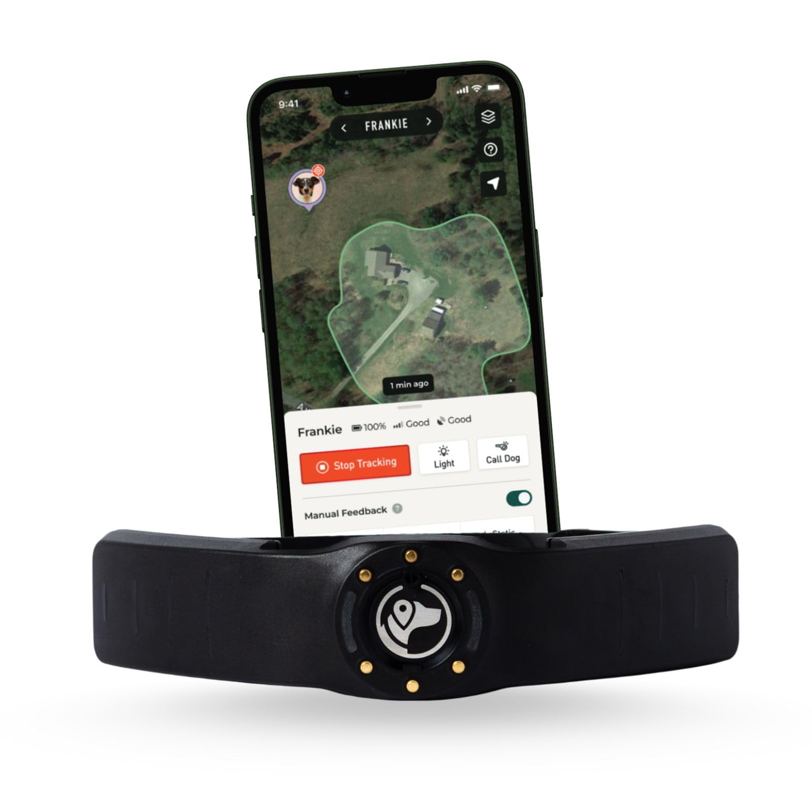 SpotOn Nova GPS Dog Fence Collar App-Controlled Wireless Fence
