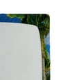 thumbnail image 3 of Ambesonne Beach Fitted Sheet, Tropical Island Seashore, Full Size, Blue White Green, 3 of 3