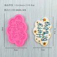 thumbnail image 1 of Molde de silicona 3D para decoración de tartas de cumpleaños, herramienta de decoración de pasteles de Chocolate, Fondant, números y letras, horno a vapor disponible, 1 of 4