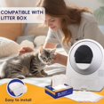 thumbnail image 2 of AIR-Drawstring Litter Liner Bags 80 Pack-Cat Litter Box Liner Bags for Litter Box Robot 3 and 4 Thick Waste Bags for Self-cleaning Cat Litter Box Liner Trash Bags for Home/Kitchen Trash Cans, 2 of 4
