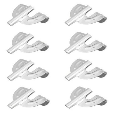

8 Pack Drum Claw Hook Iron Drum Claw Hook for Drum Parts Accessories Silver