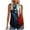 Blue, variant on VerPetridure American Flag Print Tank Tops Women USA Stars Stripes Patriotic T Shirt Summer Loose Vest Tees