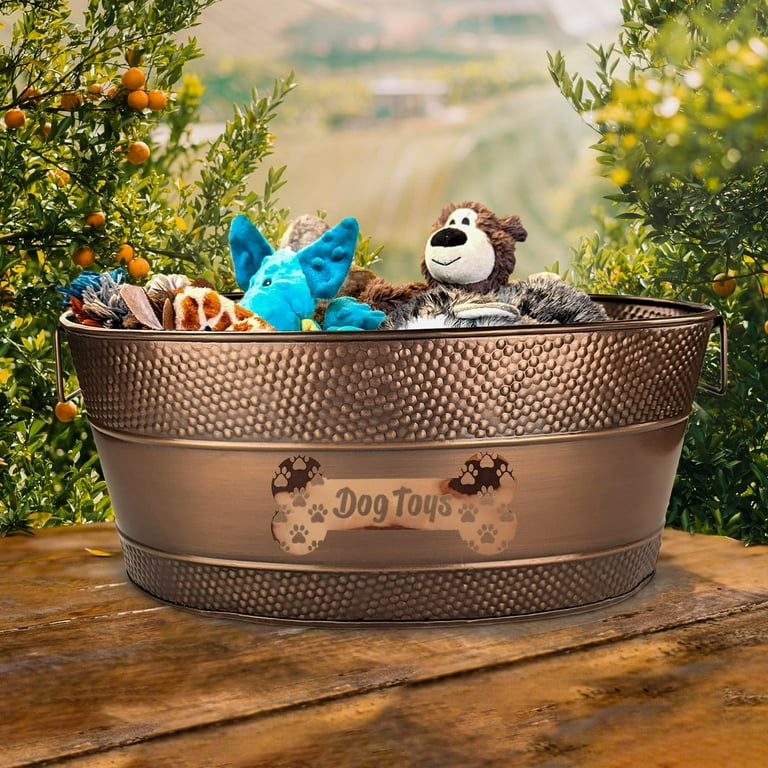 Metal dog toy bin 2025