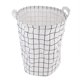 thumbnail image 1 of Cesta plegable para la colada de gran capacidad, cesta de almacenamiento de ropa, bolsa, organizador para el hogar (rejilla blanca), 1 of 8