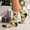 thumbnail image 7 of KLL Musical Instruments Print Cool Socks Men's Women's Crew Socks Funny Crazy Novelty Stockings, 7 of 7