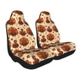 thumbnail image 3 of Car Seat Covers Are Protected From Dust And Spillage And Elastic Straps Are Easy To Install For Easy Car Suv Truck Delivery Colorful Turkey Pattern 2 Pcs, 3 of 8