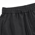 thumbnail image 6 of Yievot Men's Sport Shorts Drawstring Elastic Waist Loose Fit Knee Length Gym Training Running Shorts, 6 of 8