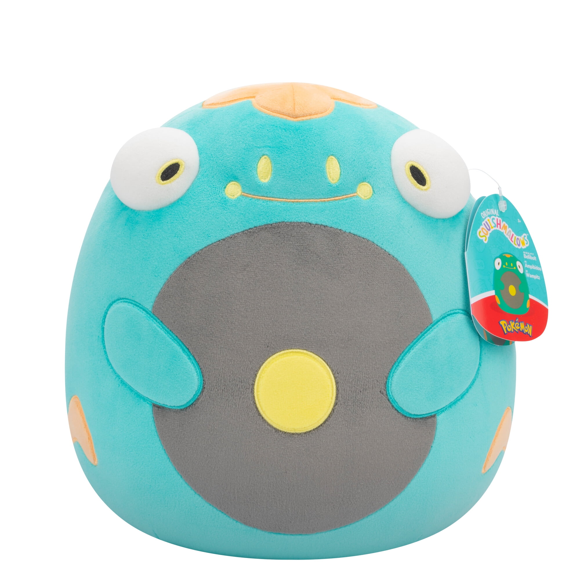 Squishmallows Pokemon 10-Inch Bellibolt Plush - Add Bellibolt to your Squad, Ultrasoft Medium Plush
