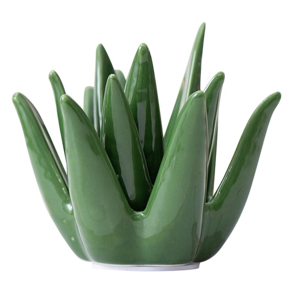 Shoreew Ring Holder Jewelry Display Stand Compact Design Creative Aloe-Shaped Rings Jewelry Storage Rack Desk Decoration