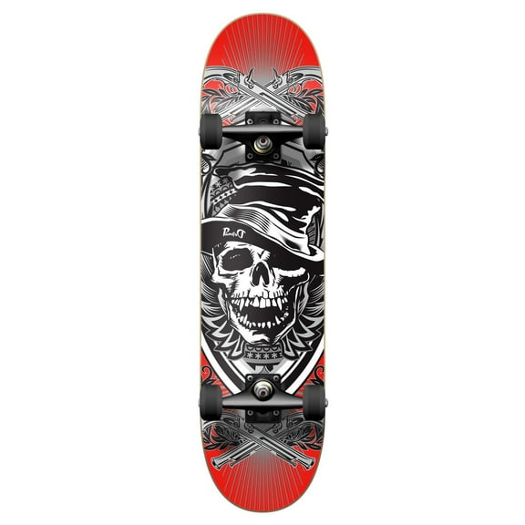 Yocaher Graphic Complete 31" x 7.75" Skateboard - Skull Hat