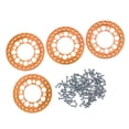 thumbnail image 2 of Accesorios RC, 4 piezas Rueda exterior de aleación de aluminio de 1,9 pulgadas Anillos exteriores Llantas Llantas RC Grado profesional, 2 of 8