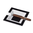 thumbnail image 2 of Visol Miami Black & White Ceramic Ashtray, 2 of 2