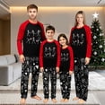 thumbnail image 2 of LuLiaMenton Family Halloween Pajamas Skeleton Spider Web Red Plaid Family Sleepwear, 9-10Y-Kid, 2 of 5