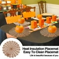 thumbnail image 4 of Spider Web Placemat Hollow Non-slip Waterproof Heat Insulation PVC Safe Dining Table Decoration Pad, 4 of 6