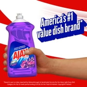 (3 pack) Ajax Ultra Liquid Dish Soap with Fabuloso Lavender Scent, Easy-Flip Cap, 52 fl oz Bottle