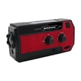 thumbnail image 1 of FM Radio Weather Receiver 4000mAh Multifunctional Solar Hand Crank Radio USB Charging Emergency Radio LED Flashlight Power Ban ,Handy Bright, 1 of 5