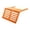 Orange, variant on Luckky Mahjong Card Holder for Table,Under Mat Slide in Stand Angled Viewing Rack,Foldable 3D Printed Angled Viewing Rack,Space-Saving Accessory for American Mahjong Cards