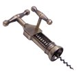 thumbnail image 4 of OULII Travel Corkscrew in Zinc Alloy for Wine Bottles and Jars 1Pack Light Brown, 4 of 8