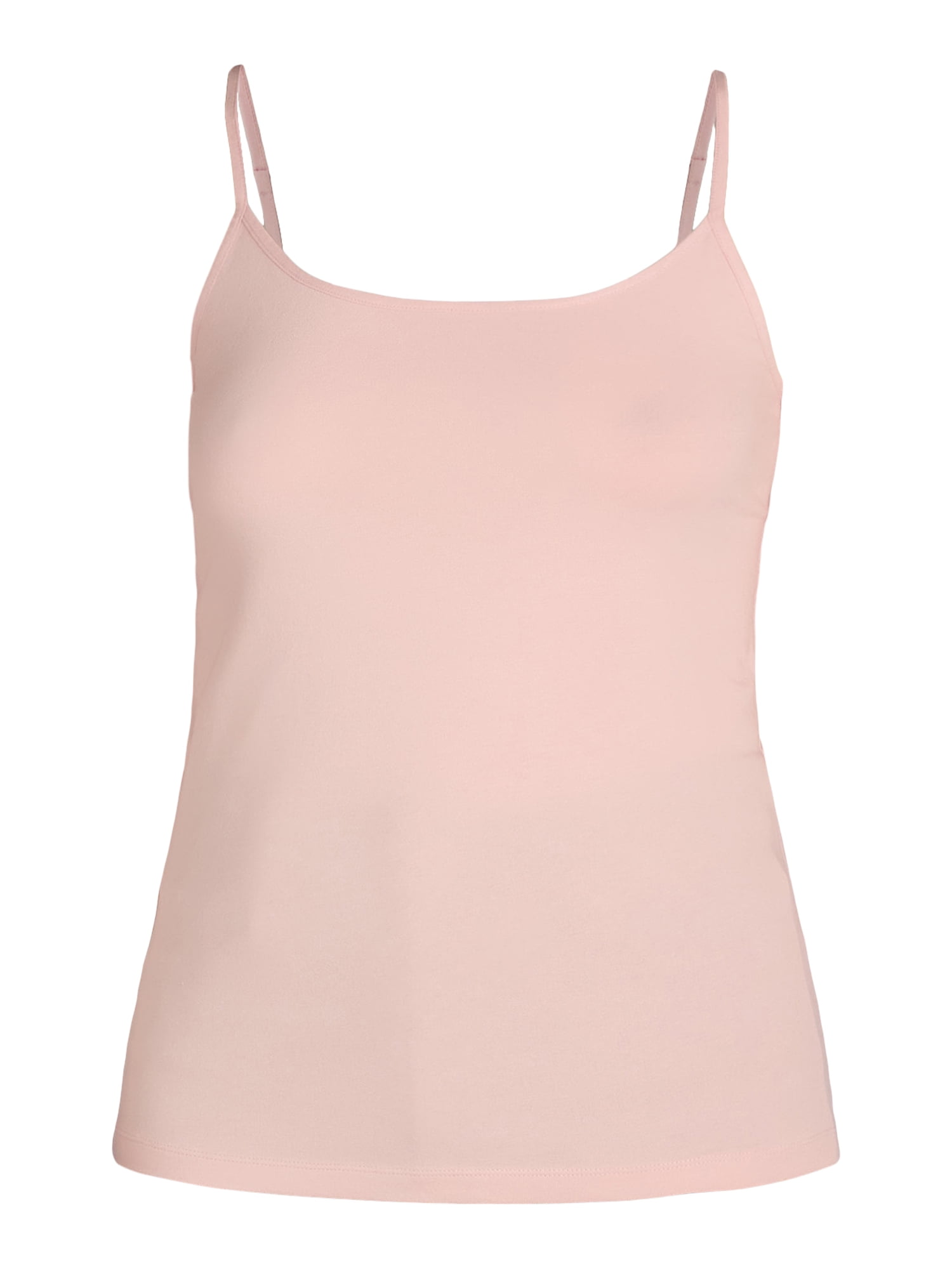 Time and Tru Women's Cami with Adjustable Straps, Sizes XS-XXXL
