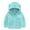 #02-Light Blue, variant on Girls Boys Baby Fleece Hoodies With Ear Hoodie Jacket Zipper Coat Fall Winter Warm Outerwear Toddler Baby Solid Plush Jackets