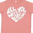 thumbnail image 4 of Inktastic All You Need is Love White Heart Shape Boys or Girls Toddler T-Shirt, 4 of 5
