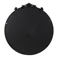 thumbnail image 4 of Kate and Laurel Arendahl Glam Ornate Mirror, Black 24" Diameter, 4 of 7