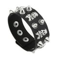 thumbnail image 3 of Rocker Styles Adjustable Wristband Decorated With Metallics Studs for Festival and Streetwear Looks, 3 of 15