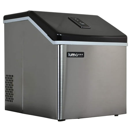 Luma Comfort Portable Clear Ice Maker, 28lb Daily Production - Slow Melting Ice