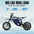 thumbnail image 5 of Aoemoe Electric Motor – 36V MINI Motorized Dirt Bikes, 500W Power, Special Gift(Blue), 5 of 7