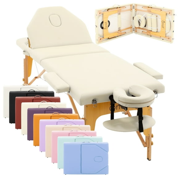 Cama de Masaje Onof  MB-001 Portatil SPA Profesional - Beige