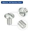 thumbnail image 4 of 304 Stainless Steel Machine Screws, 10 Pack M6x10mm Slotted Drive Pan Head Screw Bolts, 4 of 5