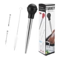 thumbnail image 1 of Carne Baster Inyector De Carne De Acero Inoxidable Jeringa De Adobo Útil Kit De Jeringa De Alimentos Multifuncional Inyector De Alimentos De Sabor Para Cocinar Adobo De Carne Monstrate HA027130-02, 1 of 7