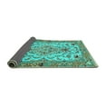 thumbnail image 2 of Ahgly Company Indoor Rectangle Medallion Turquoise Blue Traditional Area Rugs, 7' x 10', 2 of 4