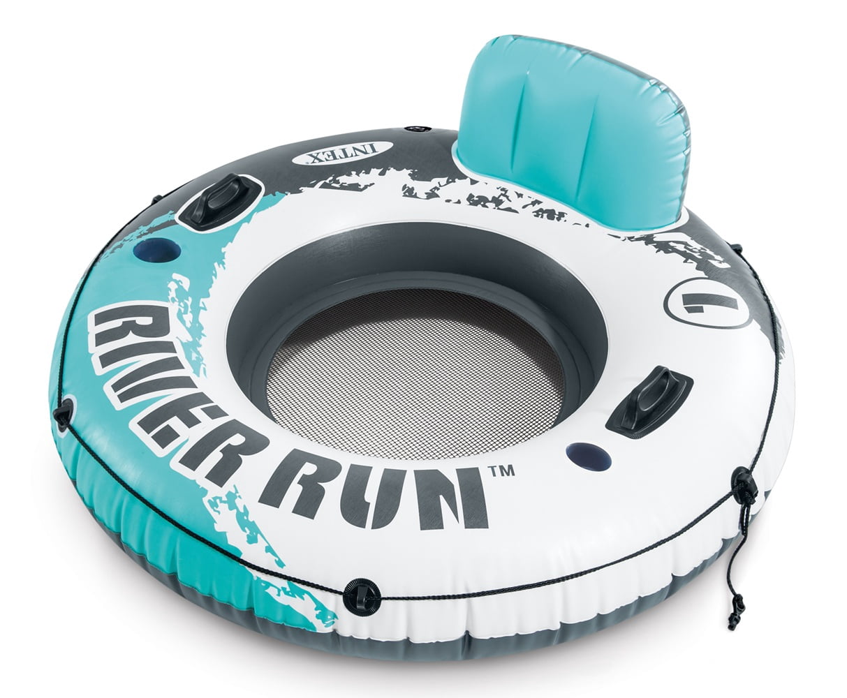 Intex Aqua River Run 1 Inflatable Floating Lake Tube 53in Diameter 2 Pack
