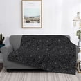 thumbnail image 3 of Vsdgher Spider Web Black Pattern Fleece Throw Blanket, Horizontal Fleece Bedding Home Decor for Couch & Bed All Season Use -50"x40", 3 of 7