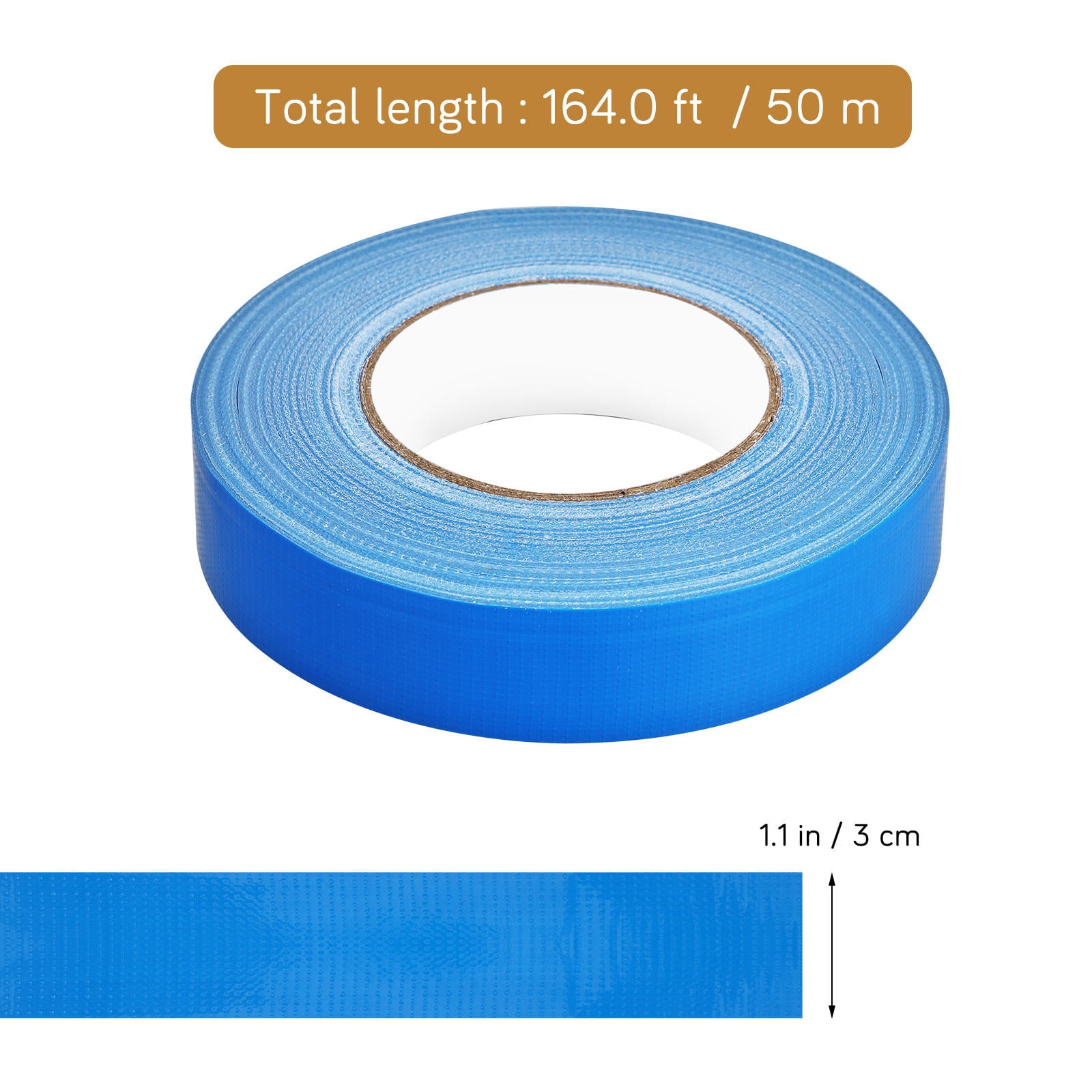 OUNONA OUNONA 4 Rolls Heavy Duty Duct Tape Waterproof Seam Fixing Colored Outdoor Repair Stage Sealing Carpet Tape 50m