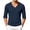 Dark Blue, variant on Bovxnpu Mens Long Sleeve Shirts Casual T Shirts Pullover V Neck Mesh Pullover Base Layer Tops