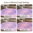 thumbnail image 7 of ODIKA Purple Dreamy Pink Fade Gentle Swirl Balanced Artwork Furry Stain Resistant Low Profile for Dorm Room, Small Living Apartment, 7 of 7
