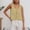 Light Green, variant on Summer Tanks for Women Lace Patchwork Slim Fit Cami Round Neck Button Detail Womens Cami BU1 L