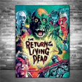 thumbnail image 3 of Impresión de póster de películas y espectáculos de terror clásico, pintura de lienzo de personaje horrible, arte de pared, sala de estar, decoración del hogar, Mural, 3 of 4