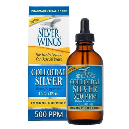 Dietary Mineral Supplement, Colloidal Silver, 500 PPM, 4 fl. oz. / 120 (Best Colloidal Silver Uk)